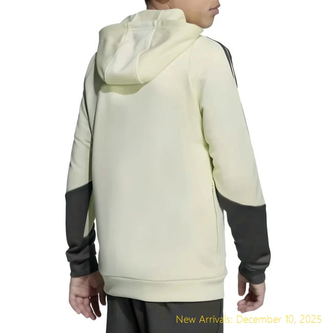 Official 2025-2026 RM Real Madrid Training Hoody (Almost Lime) - Kids