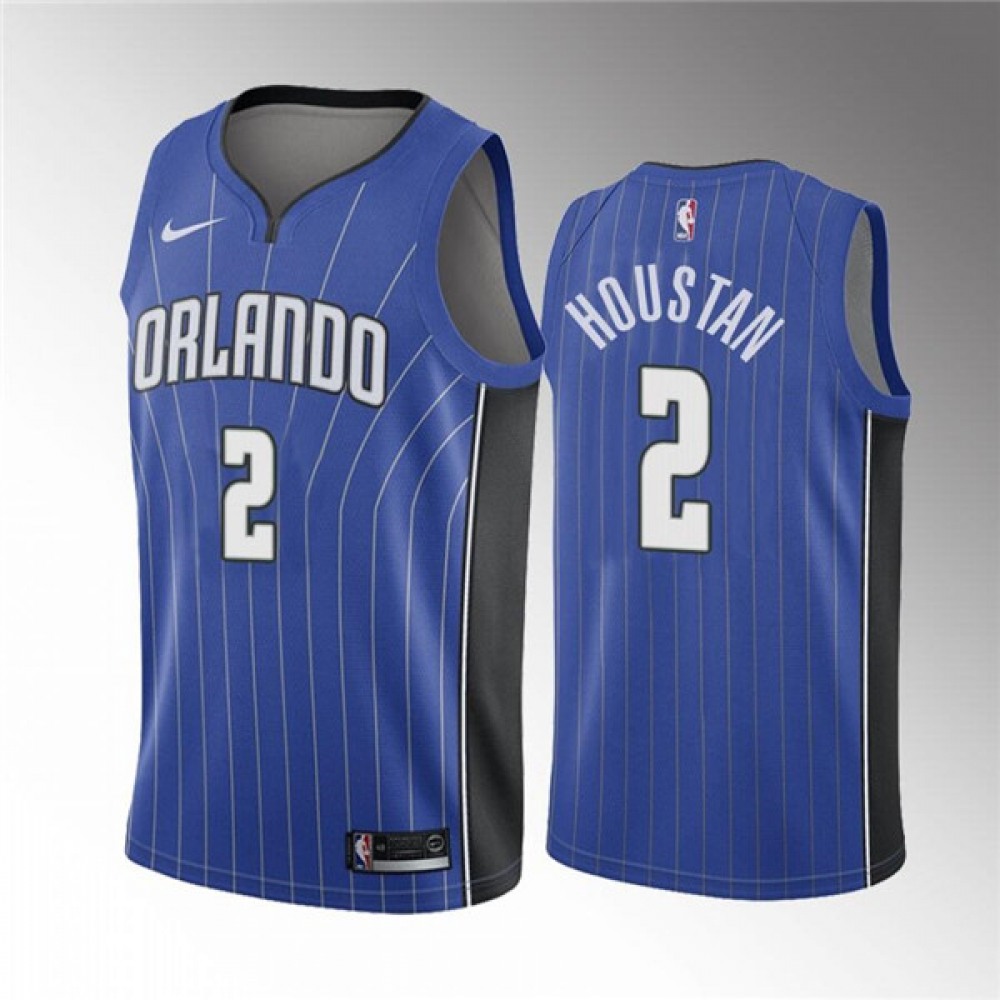 Official Men's Orlando Magic #2 Caleb Blue Basketball Jersey