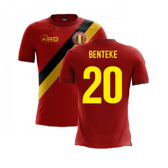 Match Worn Style Belgium Home Pro Level Shirt 2025-2026