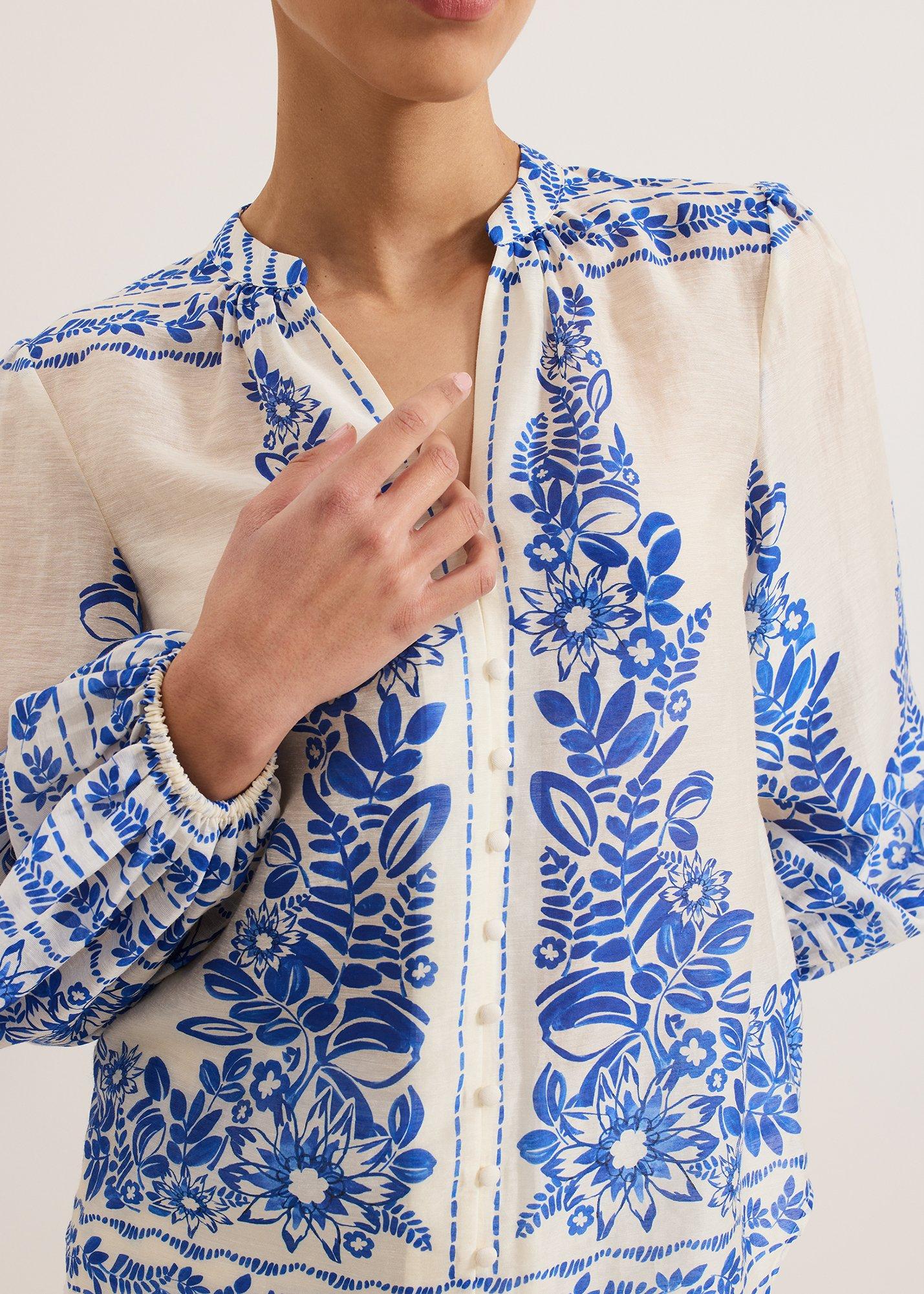 Marisa Linen Blouse