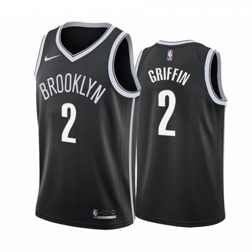 BKN Black Nike B. Nets #2 NBA Jersey Game Day Wear Game Day Wear