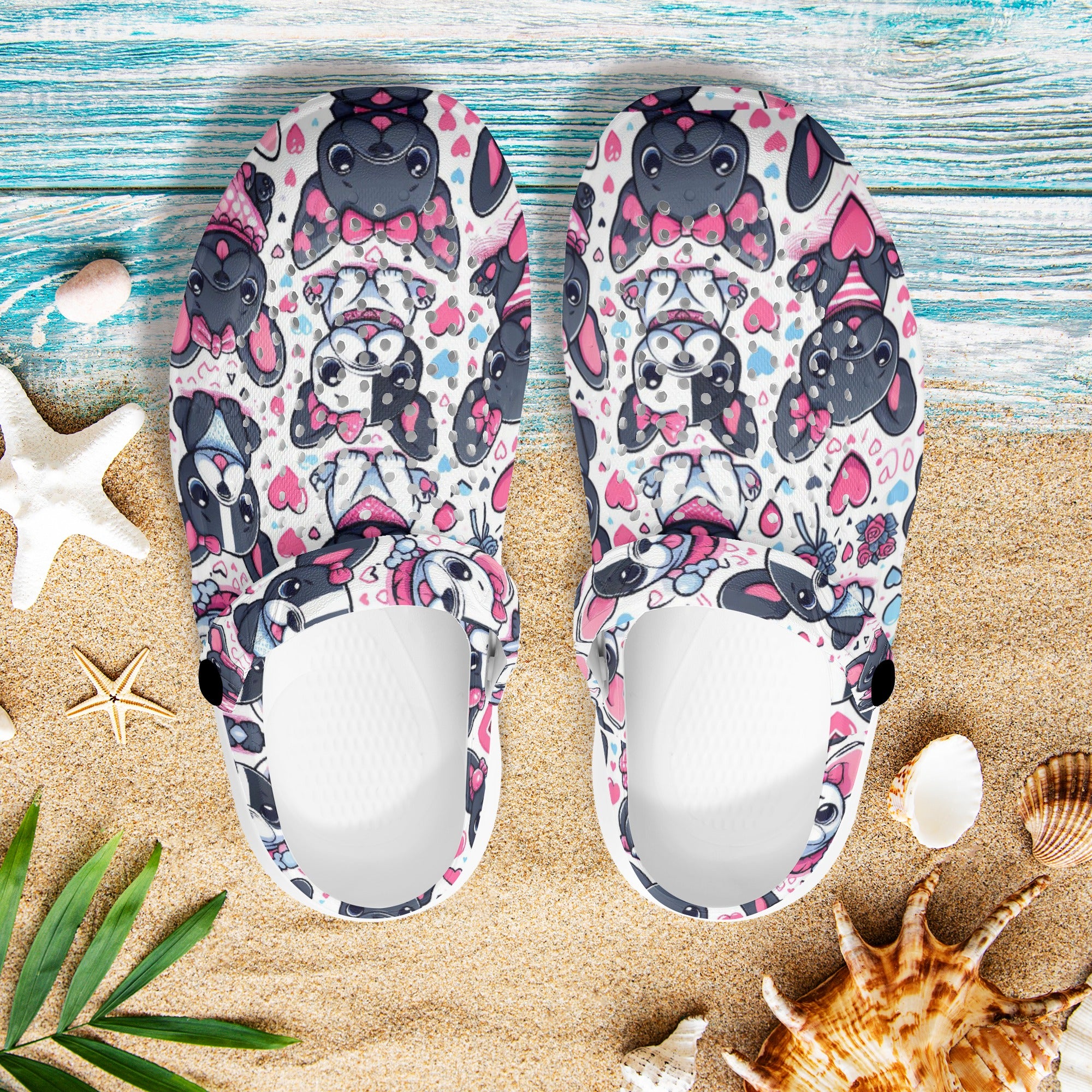 French Bulldog Summer Hollow Out Clogs For French Bulldogs | Comfort Fit