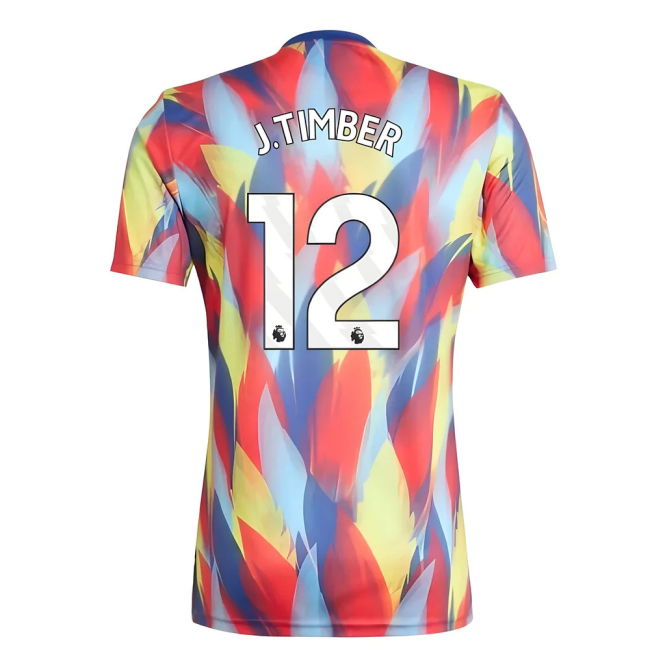 Timber 12 Pro Style Arsenal Home Player Jersey 2025-2026