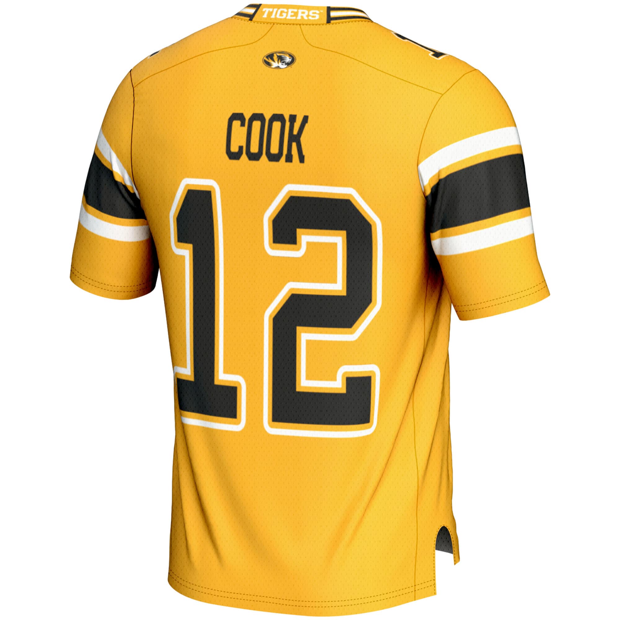 Brady Cook Missouri Tigers GameDay Greats NIL Player 2026 Season Football Jersey - Gold