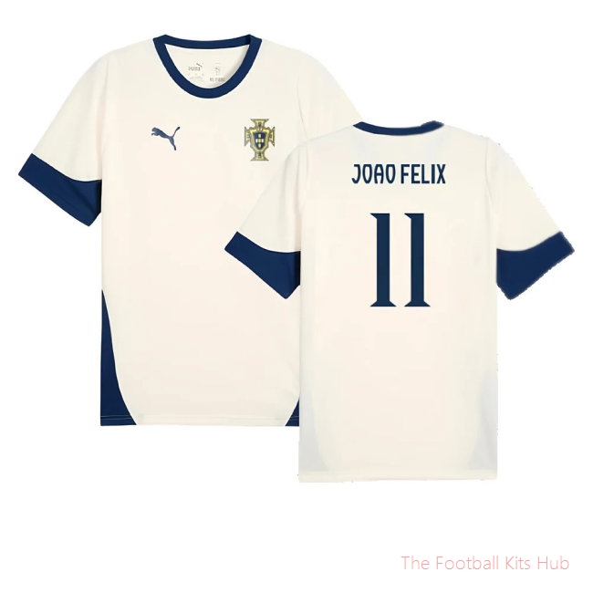 2025-2026 Portugal Training Jersey (Sugared Almond) (Joao Felix 11)