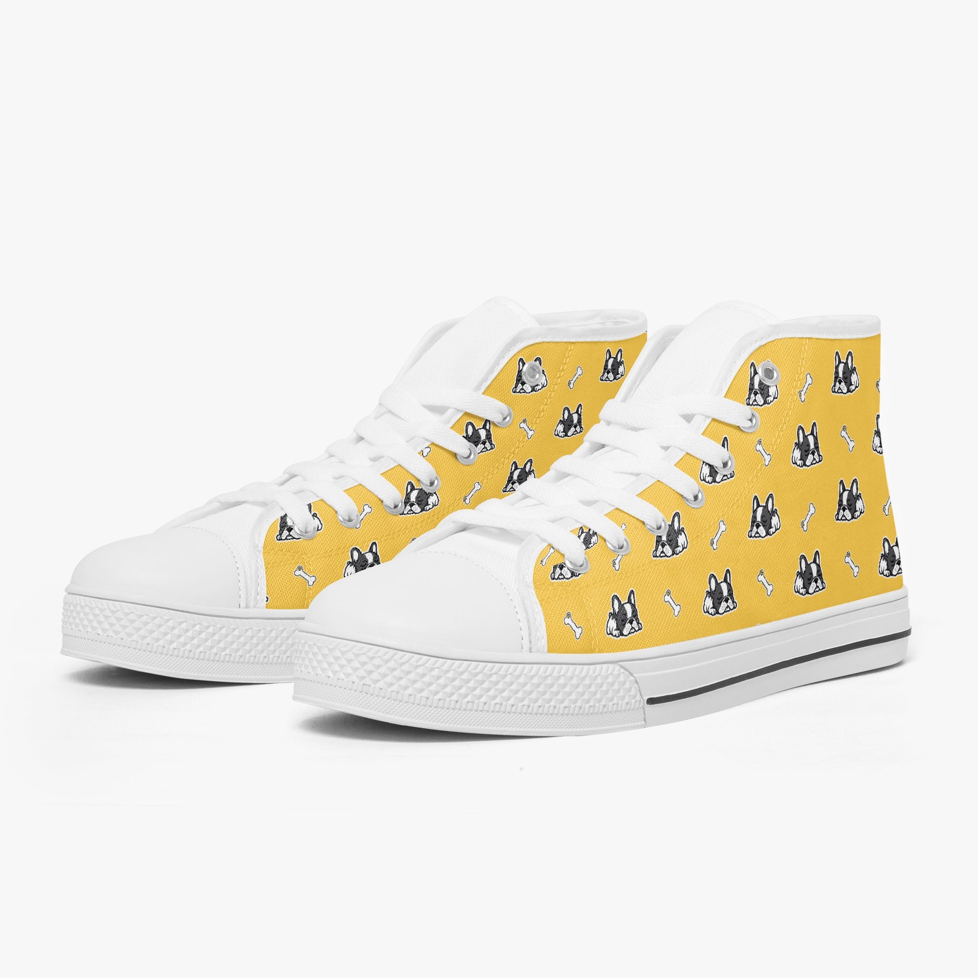 - Durable Classic High-top Canvas Shoes For Dog Lovers | Trendy Style