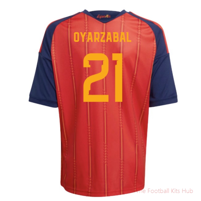 2026-2027 Spain Home Shirt (Kids) (Oyarzabal 21)