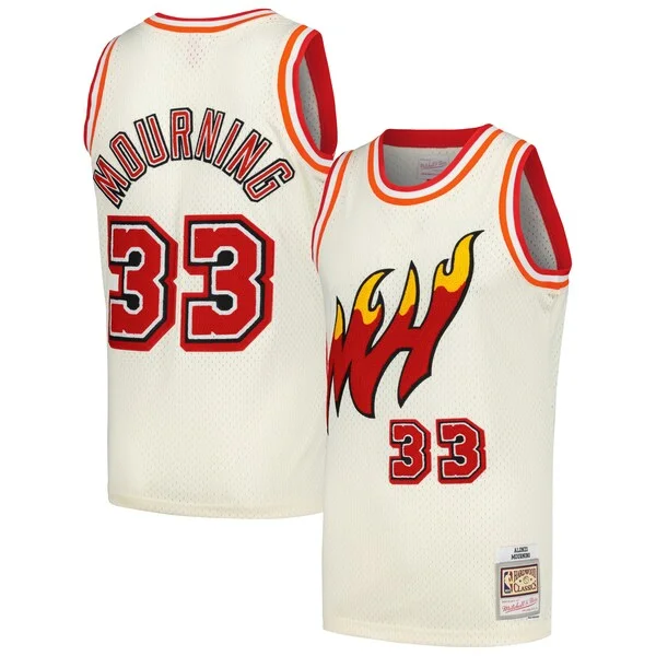 Alonzo Mourning MIA Official Team Jersey - Superior - Licensed Product