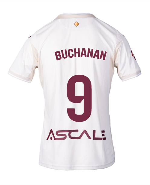 Away Jersey of Villarreal Featuring BUCHANAN 9 for the 25-26 Season