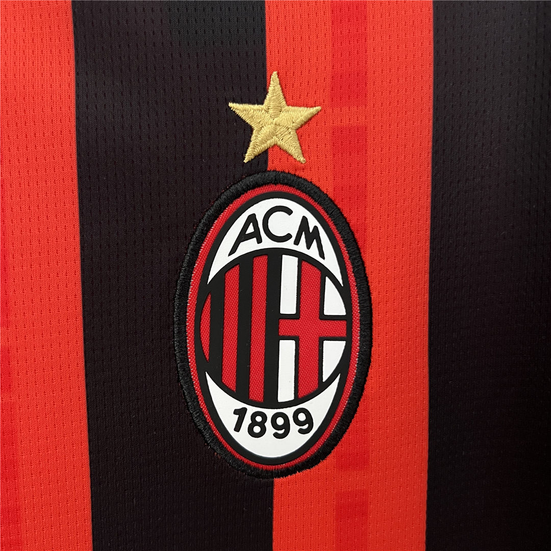Professional High Quality Official AC Milan 2425 Home Shirt