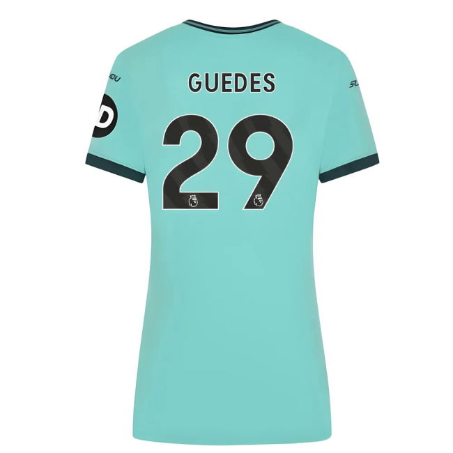 Match Quality Wolves Wolves Away Shirt Womens Guedes #29 New Relea...