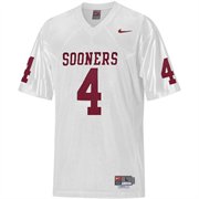 Men's OU Sooners White Jersey #4 high quality White 2024 durabl Jersey