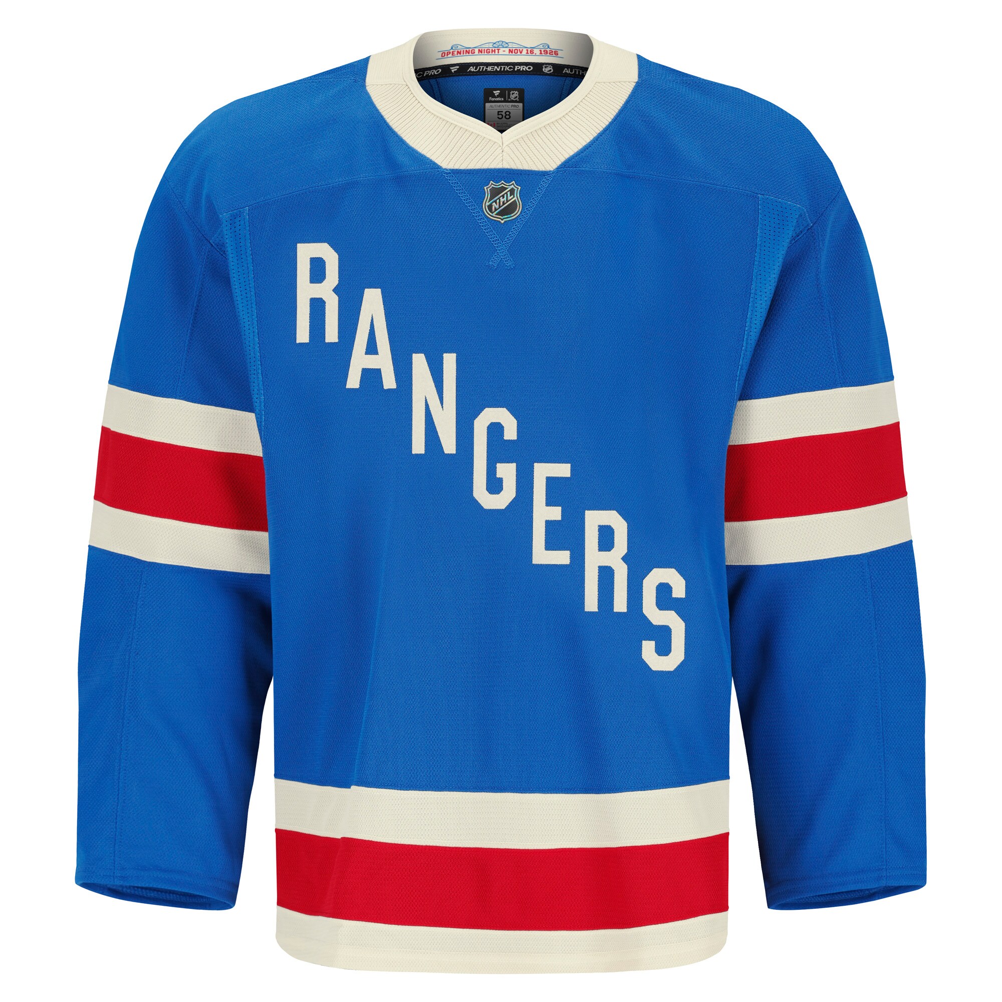 [SJH] New York Rangers Centennial Authentic Pro Jersey - Blue