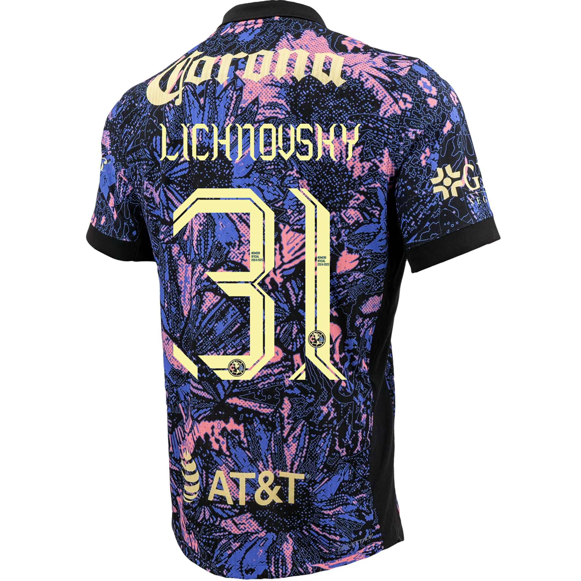 Club America Lichnovsky 2024-2025 UCL Third Jersey – Authentic Shirt