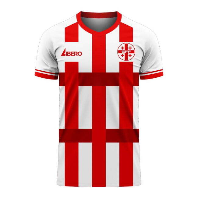 Cheap Georgia 2025-2026 Home Concept Football Kit (Libero) Gorgeous