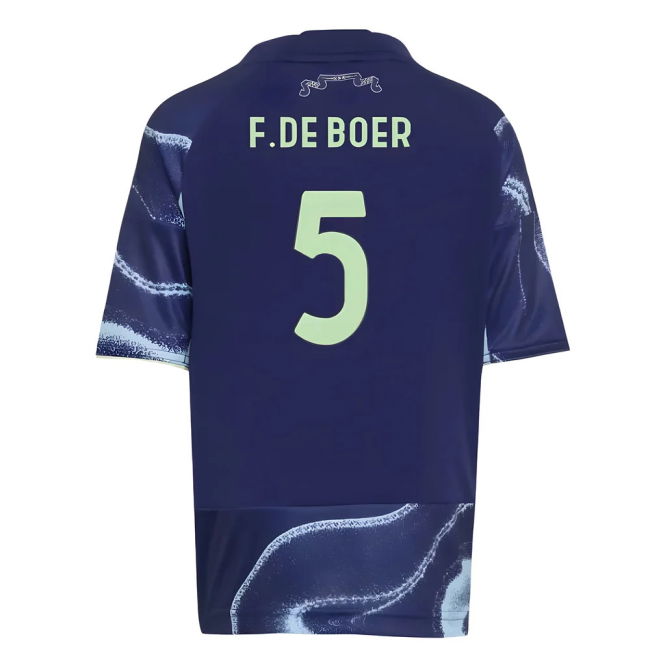 Excellent De Boer #5 New Season Official Merchandise Licensed P (v10)