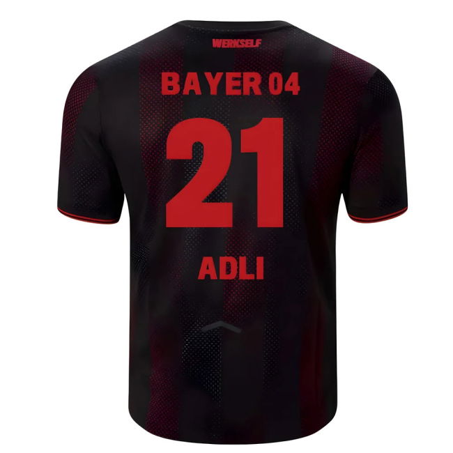 Durable Material True Football Bayer Leverkusen Home Shirt Adli #2...