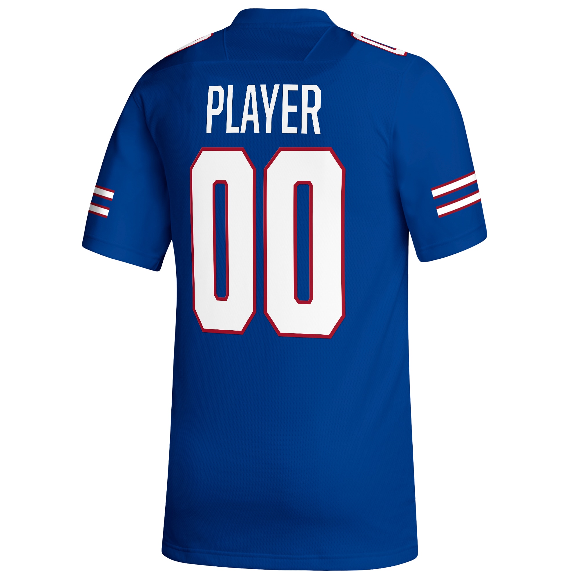Kansas Jayhawks Pick-A-Player NIL Replica Football Jersey - Royal
