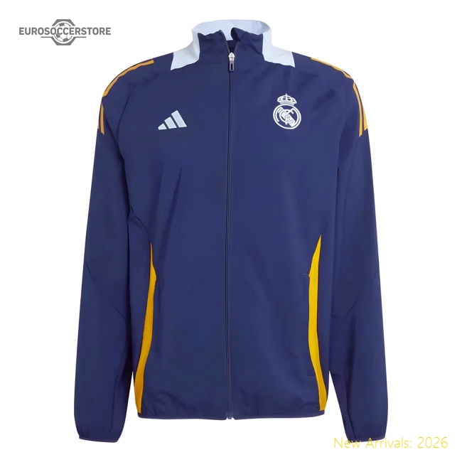 2024-2025 Madrid Real Madrid Presentation Jacket (Navy)