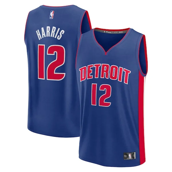 Tobias Harris DET Replica Jersey - premium fashionable - Blue
