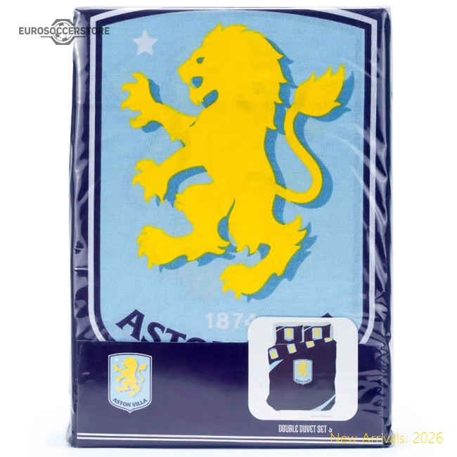 High-Quality Performance Superior Double Duvet Set Aston Villa FC