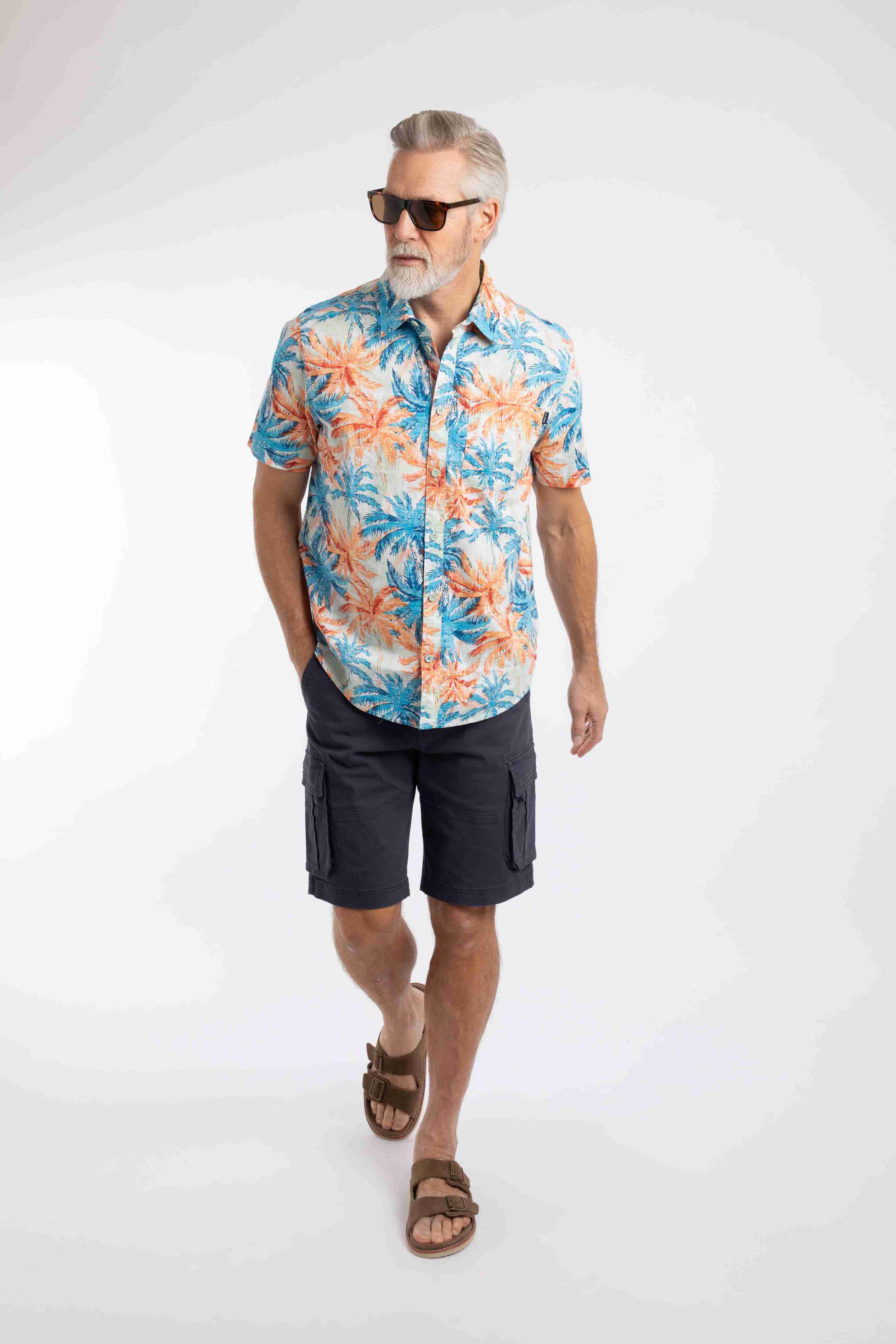 Faraway Short Sleeve Printed Shirt Paprika