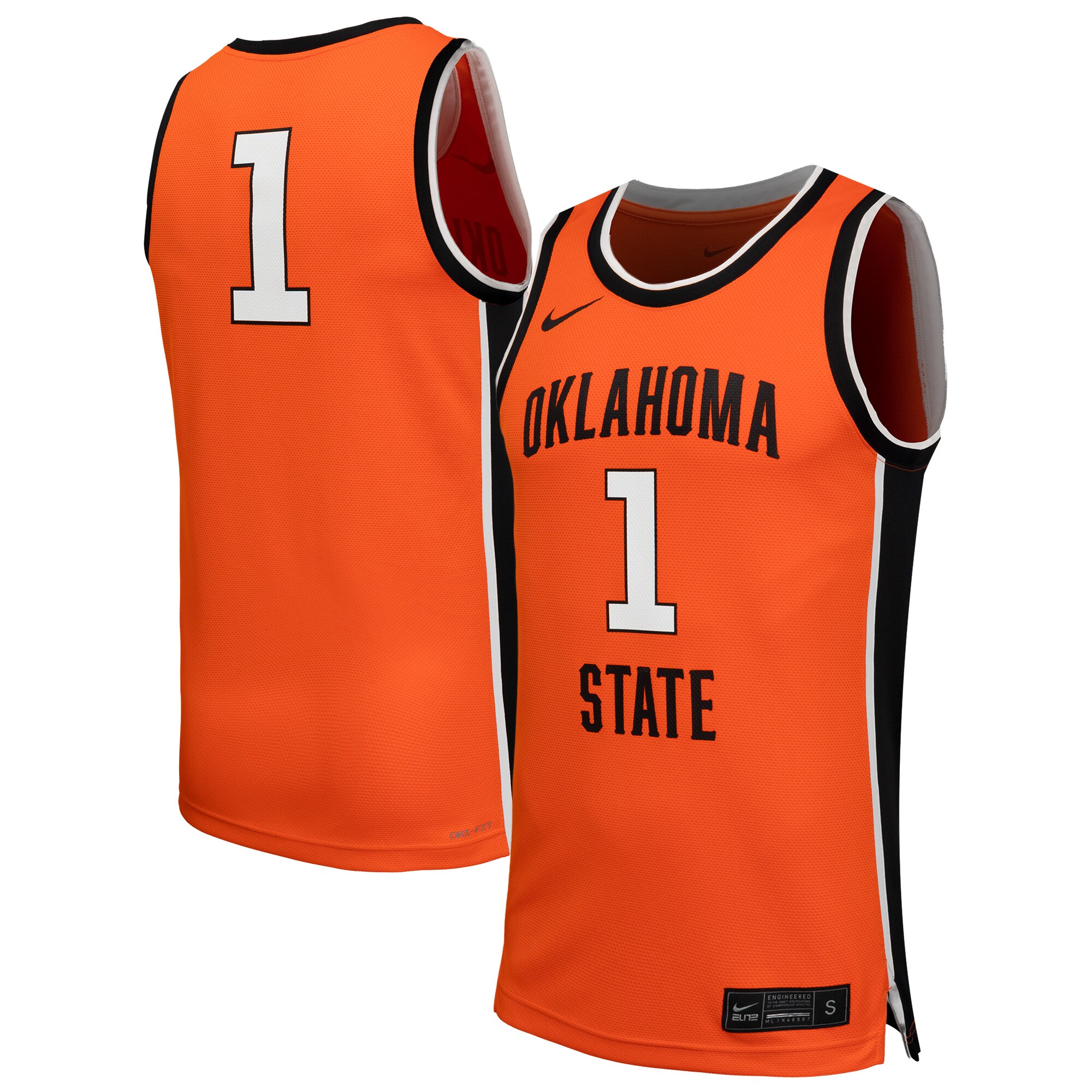 [DDG] Oklahoma State Cowboys Replica Basketball Jersey - Orange