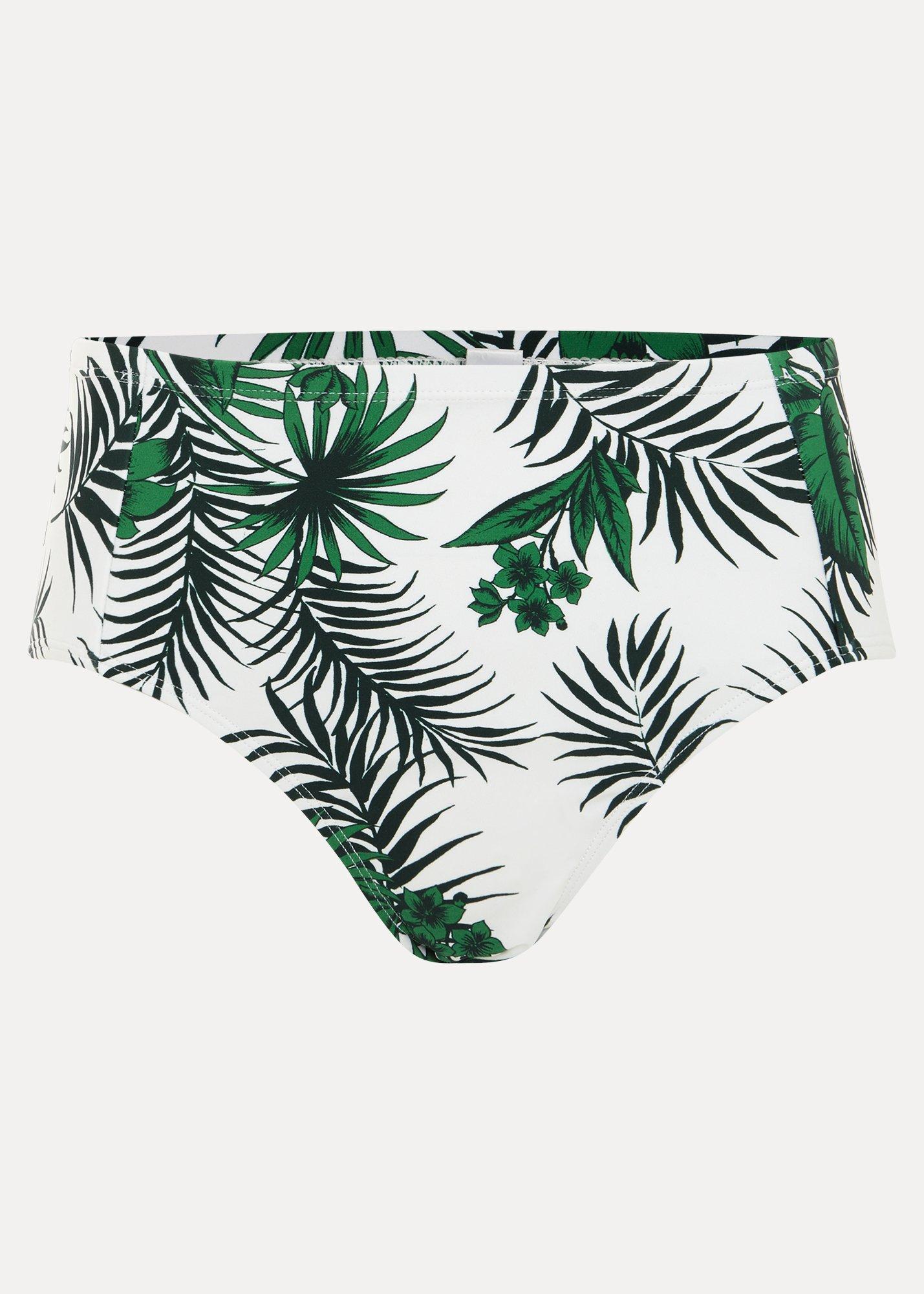 Tropical Print Tankini Bottom