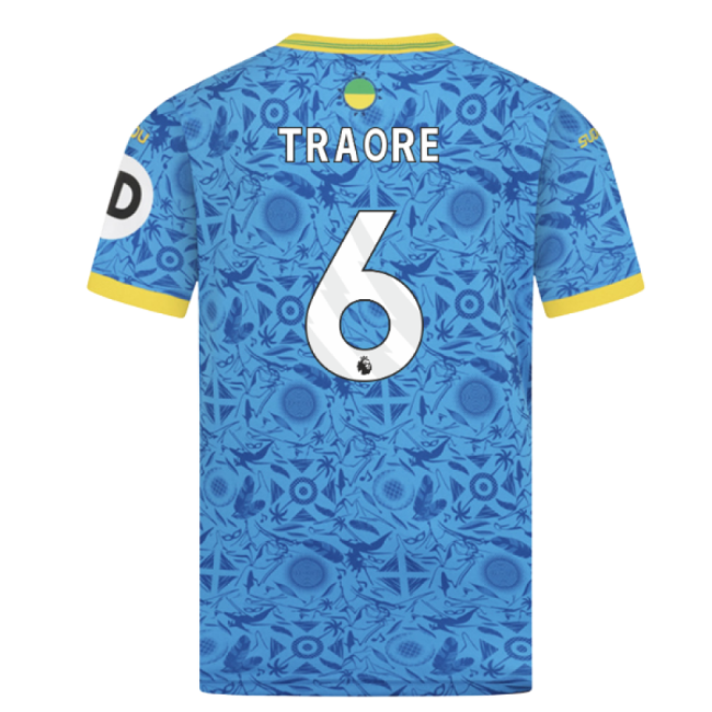 Classic 2025-2026 Wolves Third Shirt (Kids) (Traore 6) for Training...