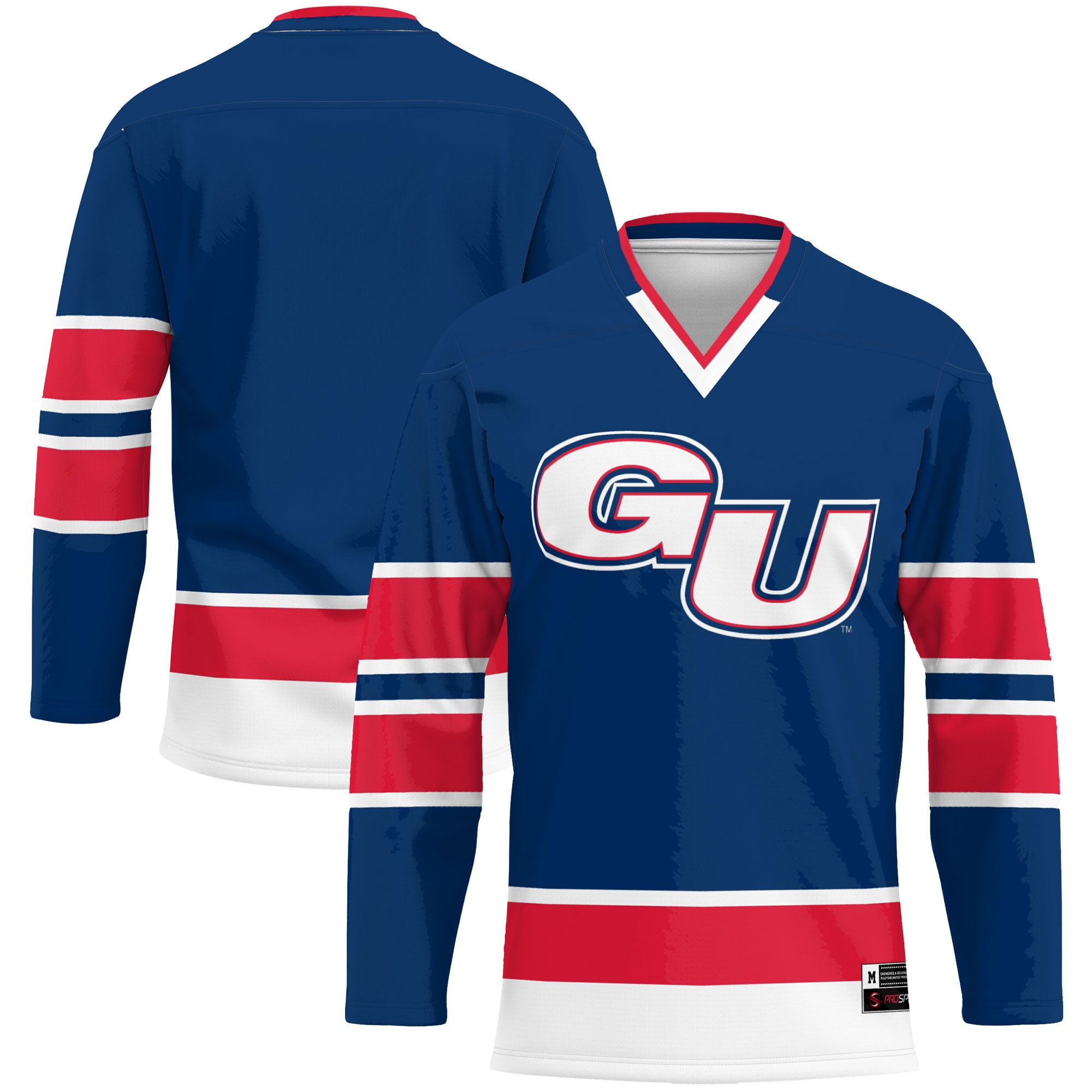 [NJP] Gonzaga Bulldogs GameDay Greats Hockey Jersey - Navy