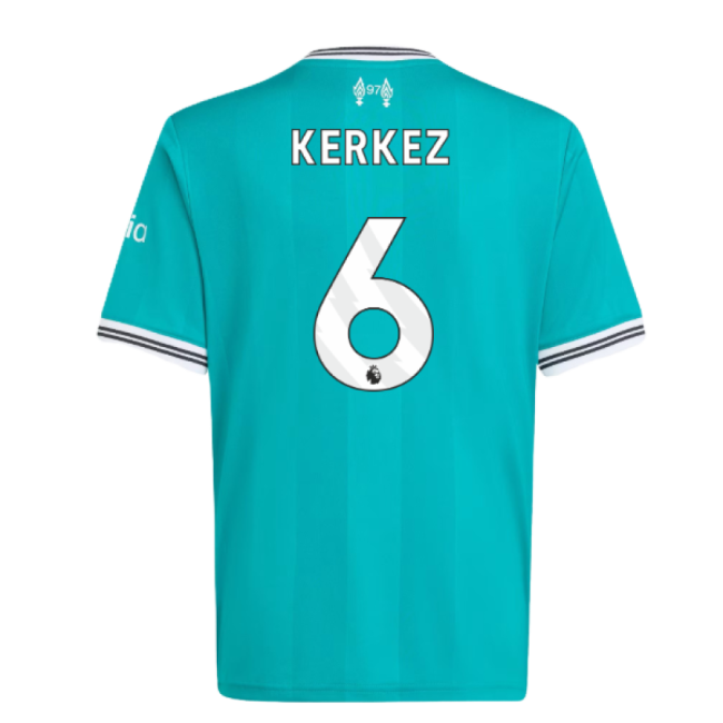 Liverpool Liverpool Third Shirt Kids Kerkez #6 Top Tier Intense Fr...