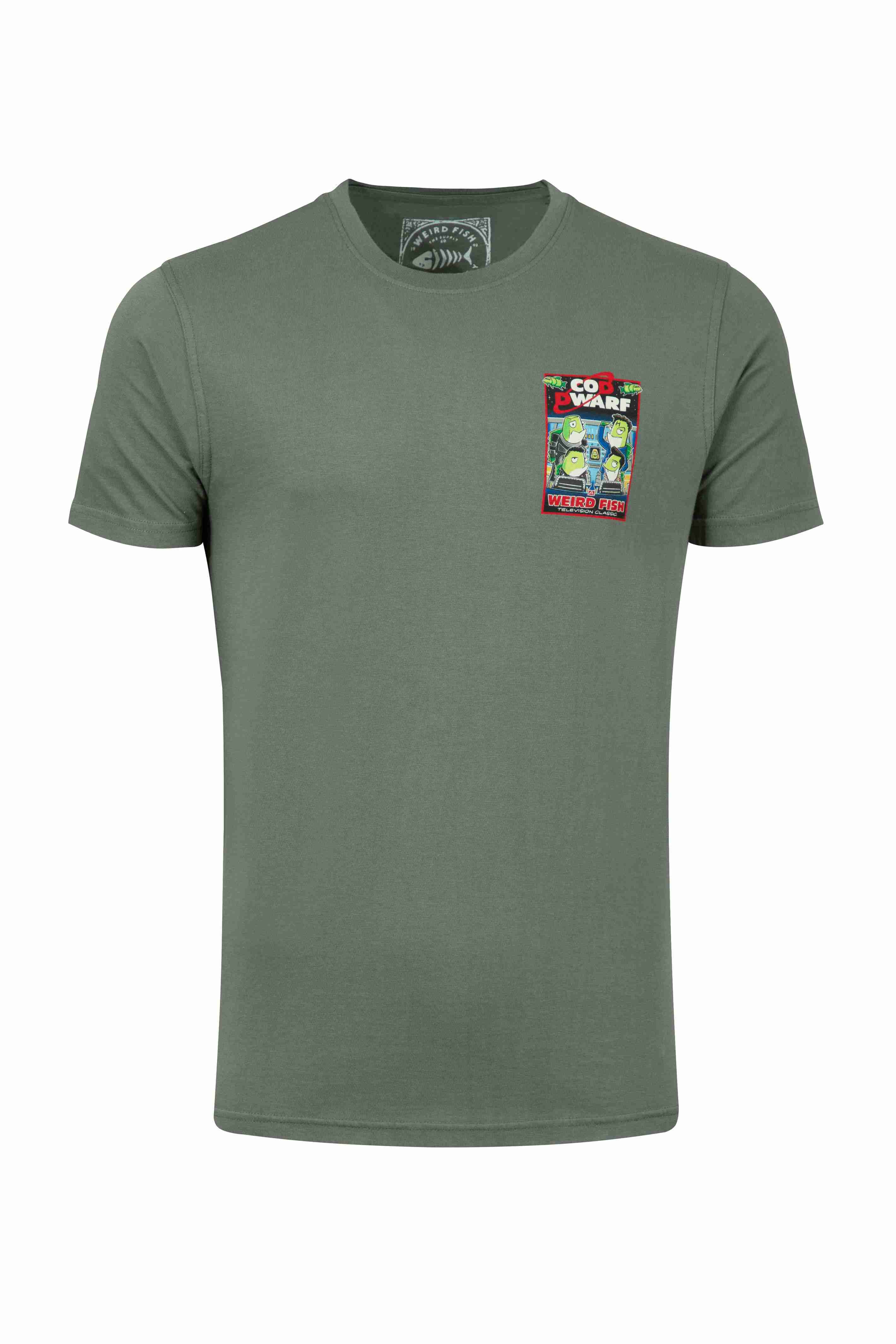 Cod Dwarf Back Print Artist T-Shirt Storm Grey