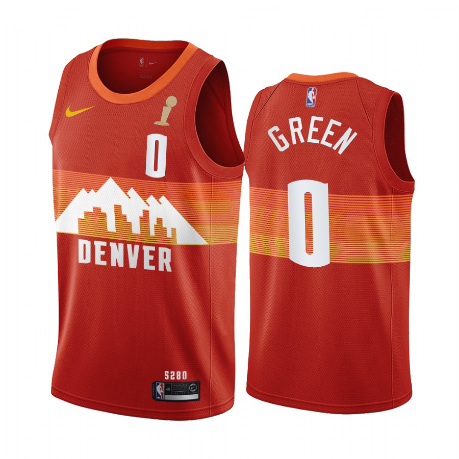 Nike Nuggets Red Nike Nuggets #0 Jersey - Discounted Premium Quality