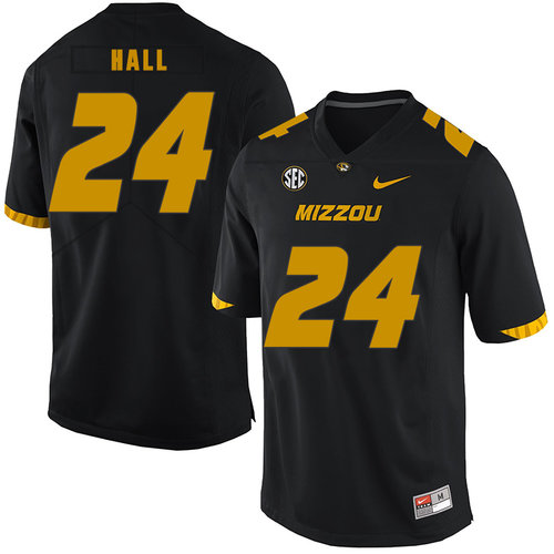 Men's None Terez Hall #24 match worn Black 2024 authentic Jersey