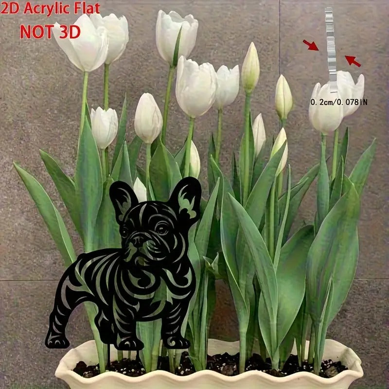 French Bulldog Barkscape French Bulldog Garden Stake – 2d Weatherproof
