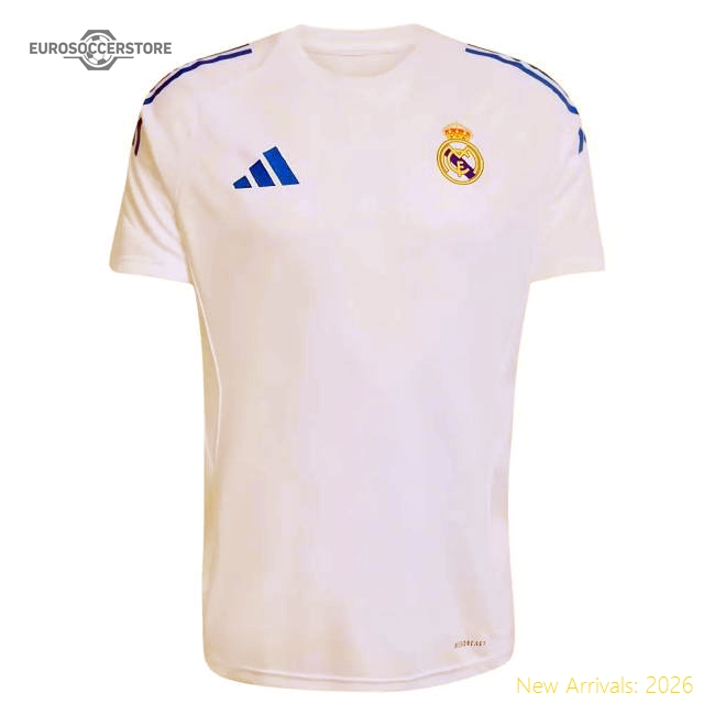 Elite 2025-2026 Real Madrid Eu Training Jersey (white) (your Name)