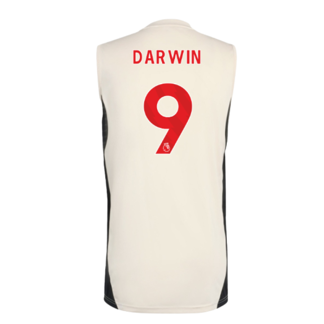 Proud Liverpool Liverpool Sleeveless Jersey White Darwin #9 Superi...