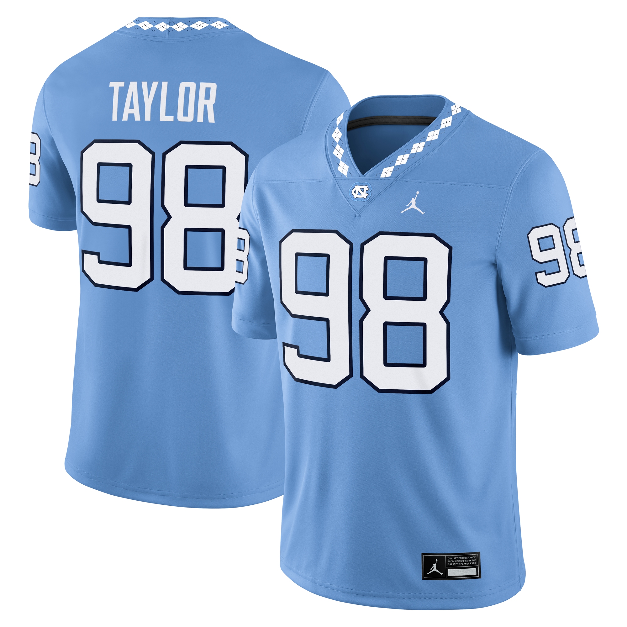 [NJP] Lawrence Taylor North Carolina Tar Heels Alumni Home Game Jersey - Carolina Blue