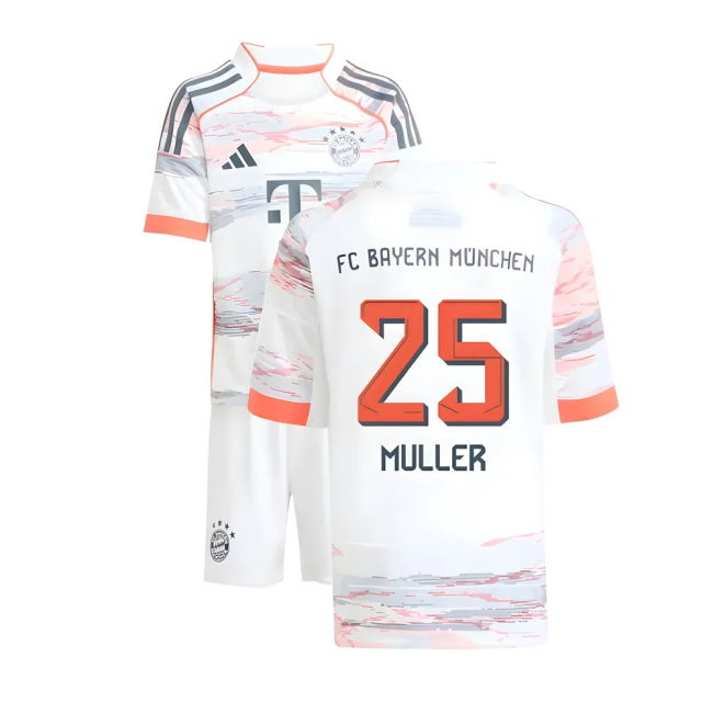 Muller 25 Exclusive Exclusive Quality Bayern Munich Away Unique Shirt