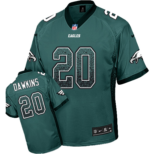 NFL PHI Eagles #20 Brian Dawkins Green Elite Jersey - High Quality