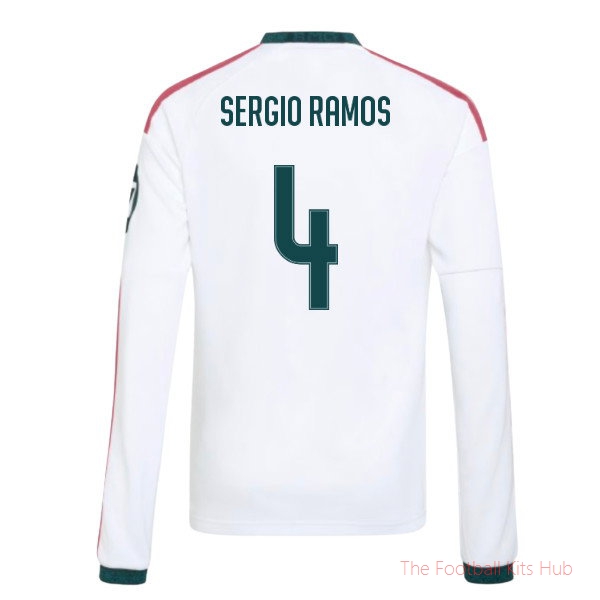 Real Madrid 2026-2027 Long Sleeve Home Shirt (Kids) (Sergio Ramos 4)