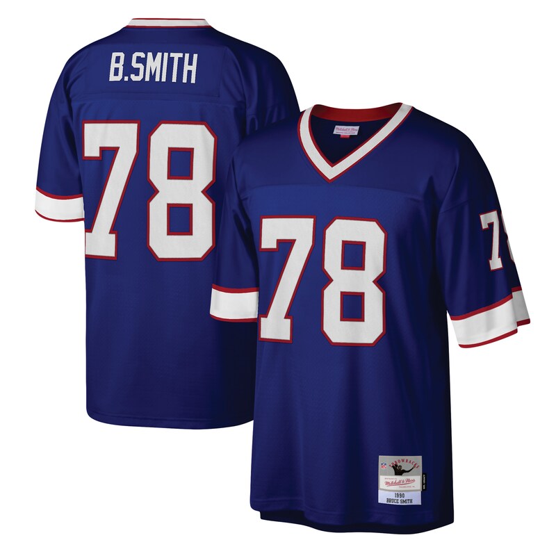 None Bruce Smith BUF Bills Championship Elite Jersey for NFL Fans