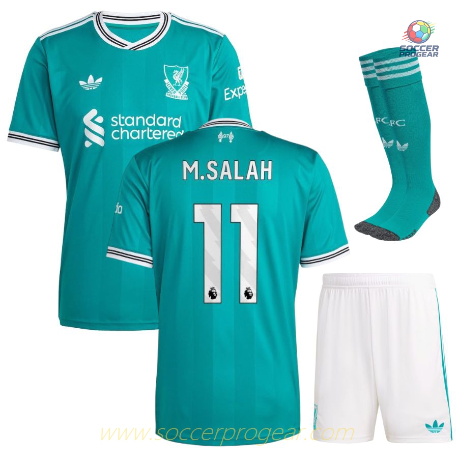 Liverpool Third Child Kit Shirt 2025/26 Collection Salah