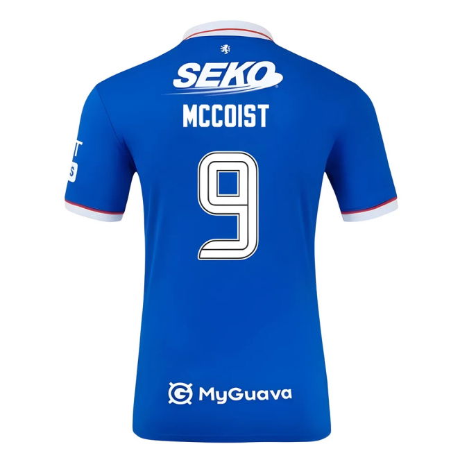Authentic 2025-2026 Rangers Home Authentic Mccoist 9 With Vintage