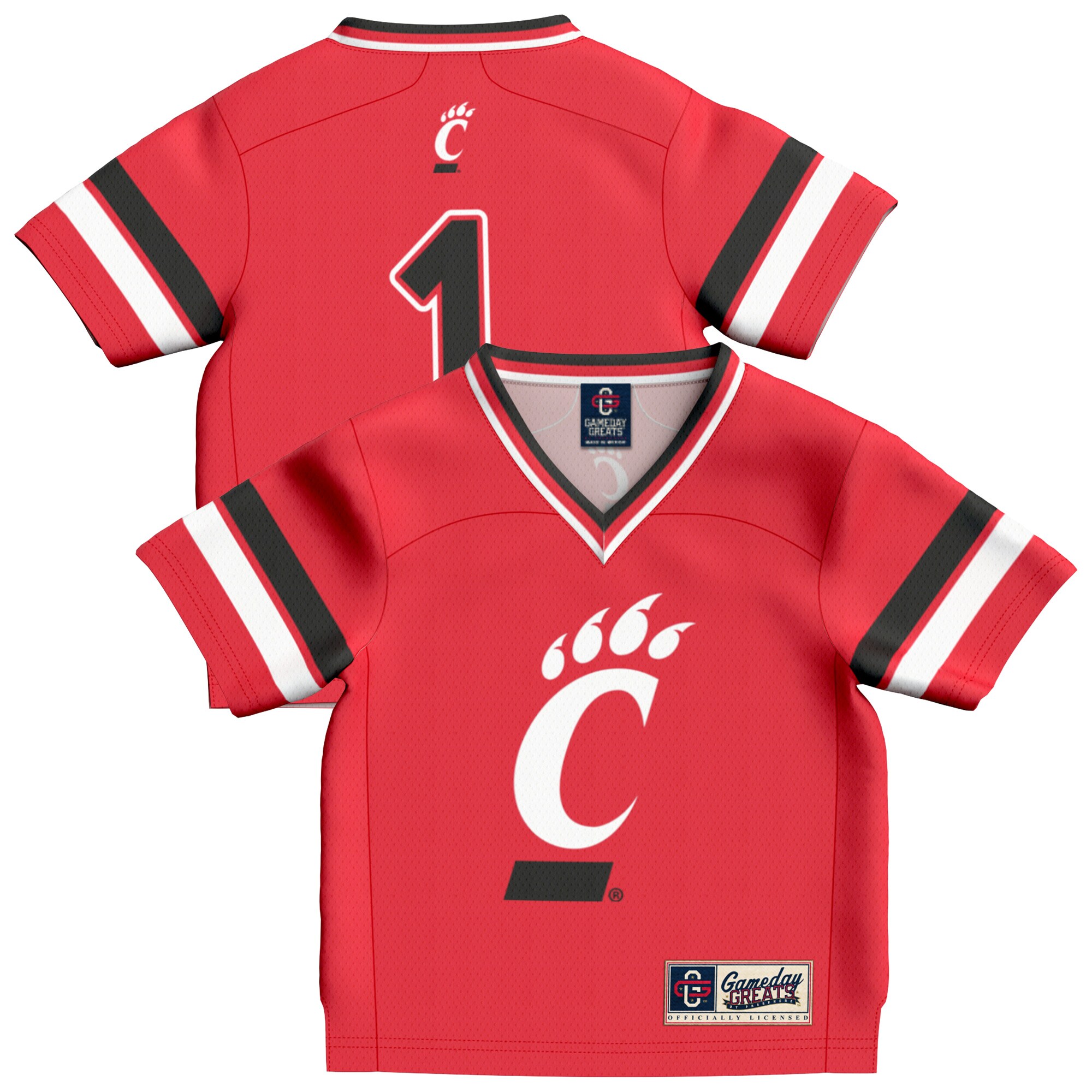 [DDG] Cincinnati Bearcats GameDay Greats Infant Lightweight Collegiate Football Fashion Jersey - Red