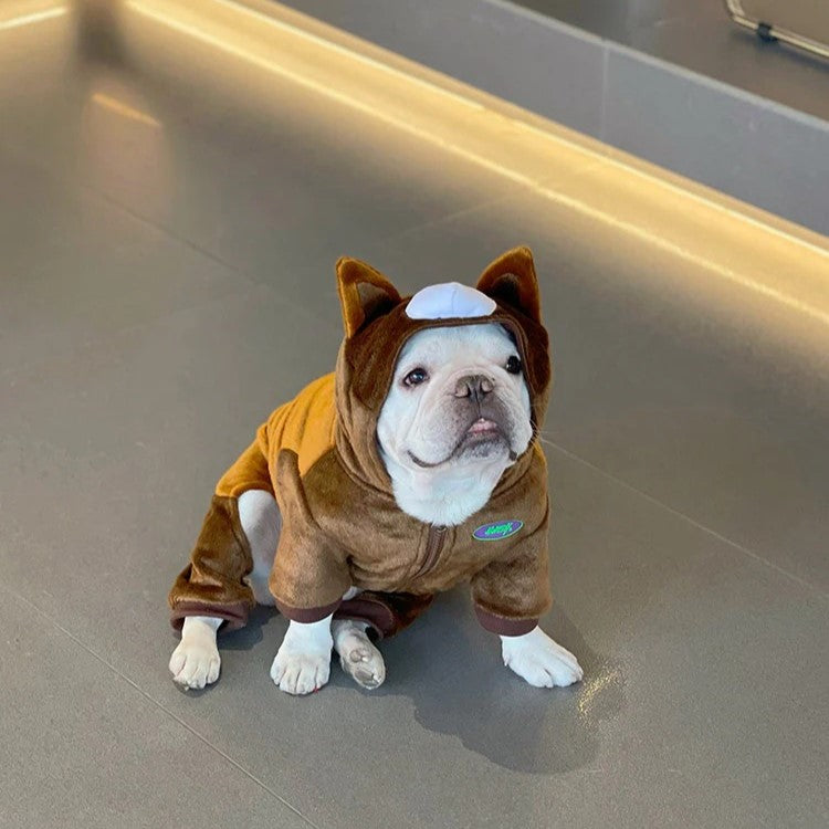 Trendy Cuddlefit Frenchie Terrier Costume Jumpsuit – Halloween Plush ...