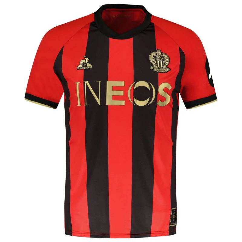 OGC NICE 2425 Home Soccer Shirt - Official Replica 23521