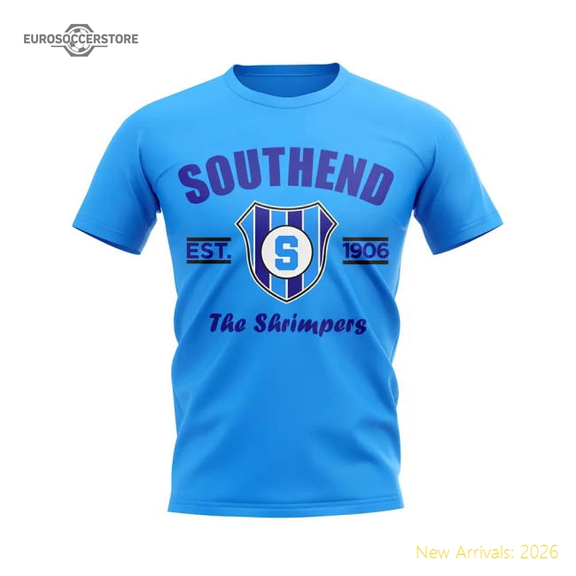 Premium Southend Established Football T-shirt (sky) - Premium Quality
