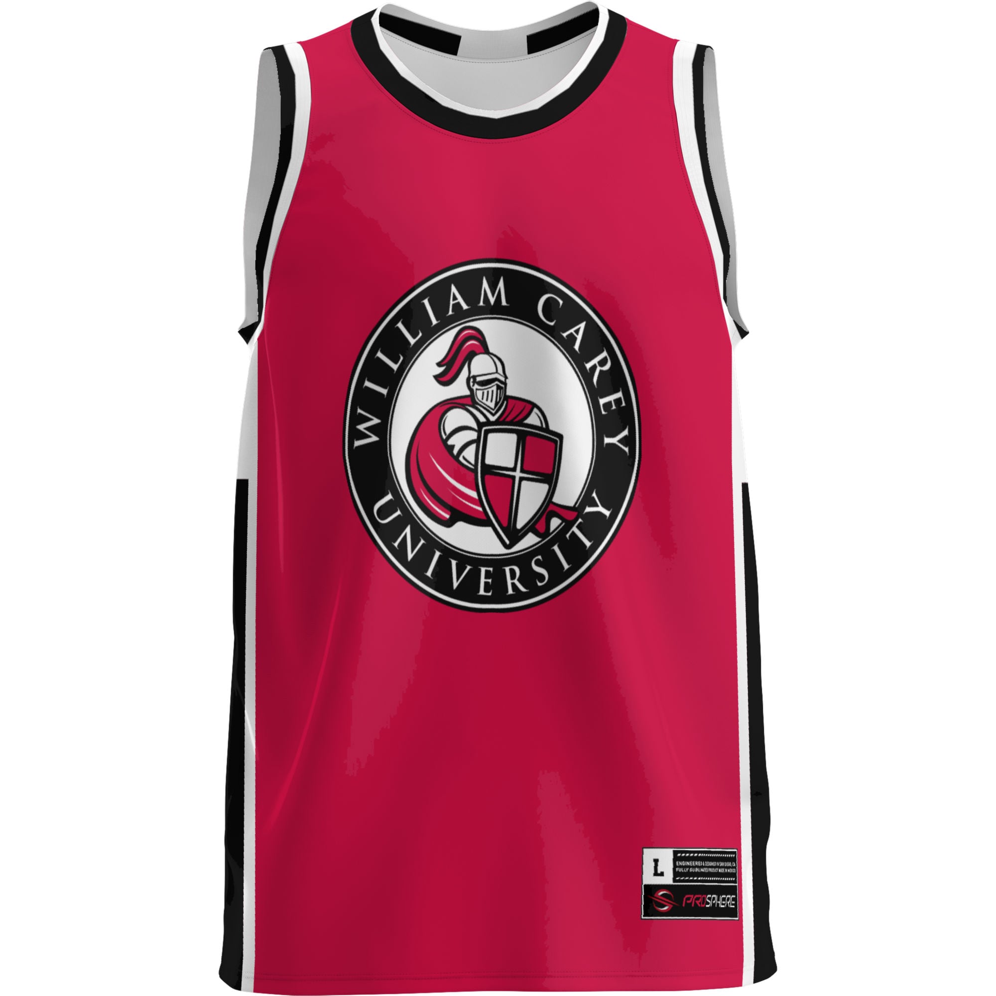 [NJP] William Carey Crusaders GameDay Greats Lightweight Basketball Jersey - Red