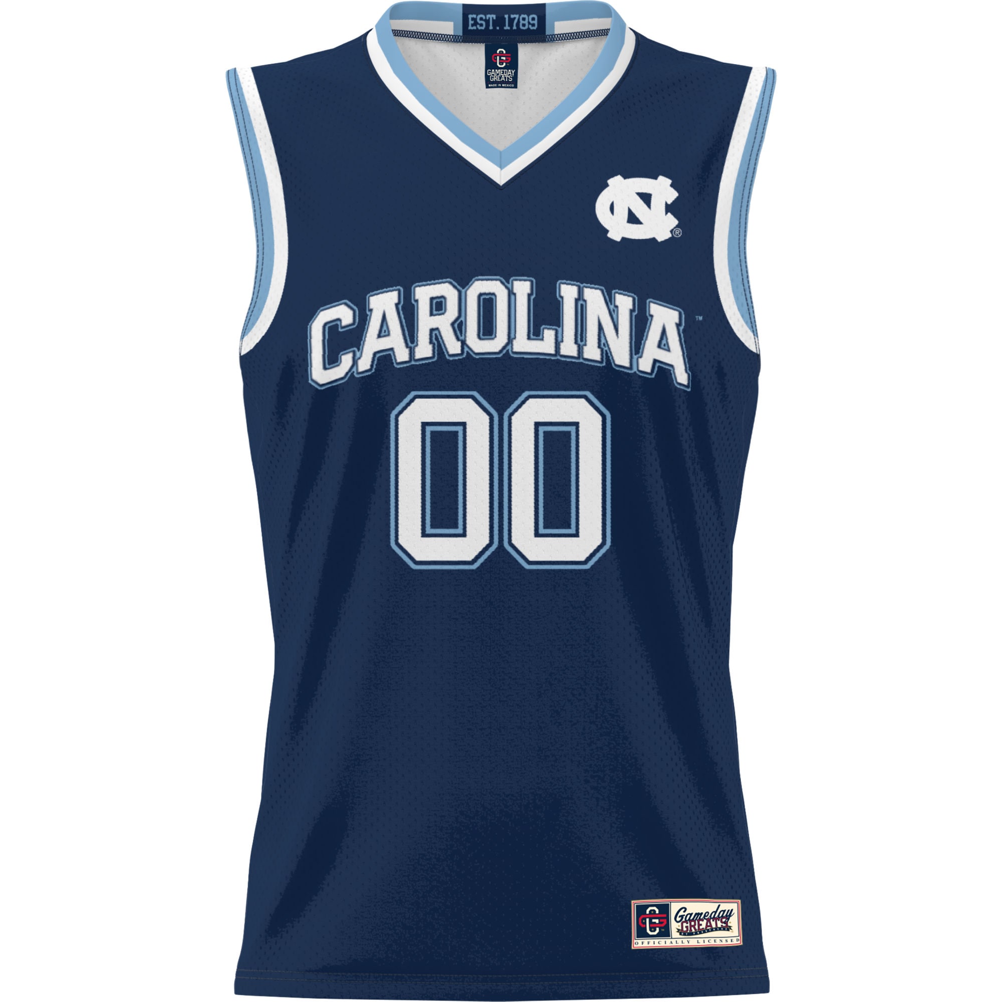 [DDG] North Carolina Tar Heels GameDay Greats Youth NIL Pick-A-Player Lightweight Women's Basketball Jersey - Navy